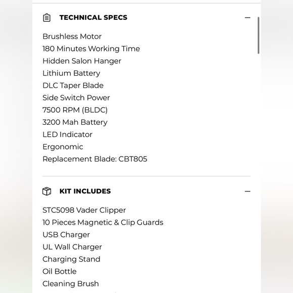 💚SUPREME TRIMMER
VADER CLIPPER - Picture 7 of 10